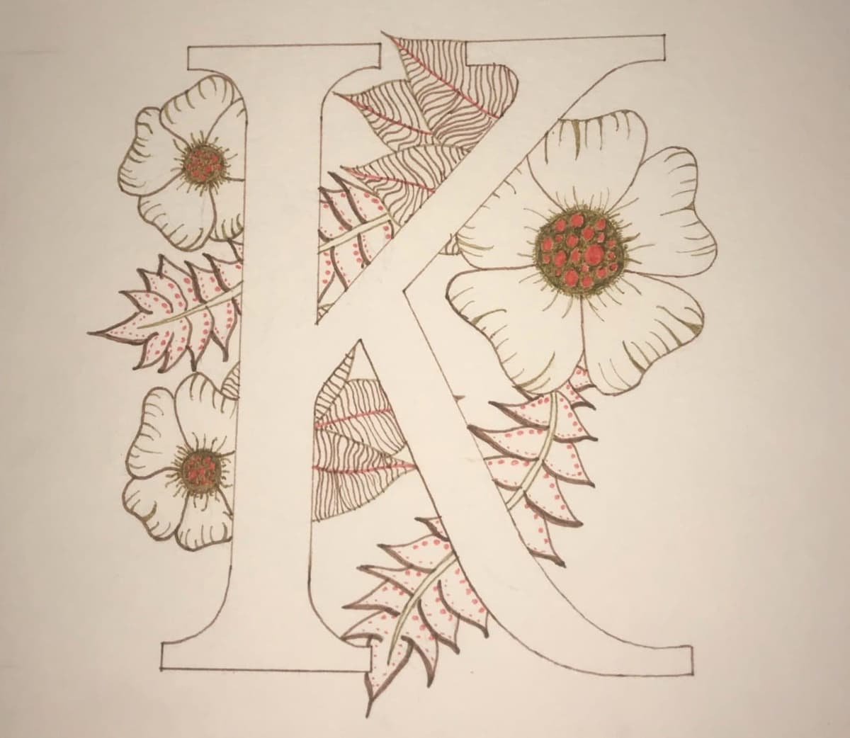 Personalized Initial Artwork