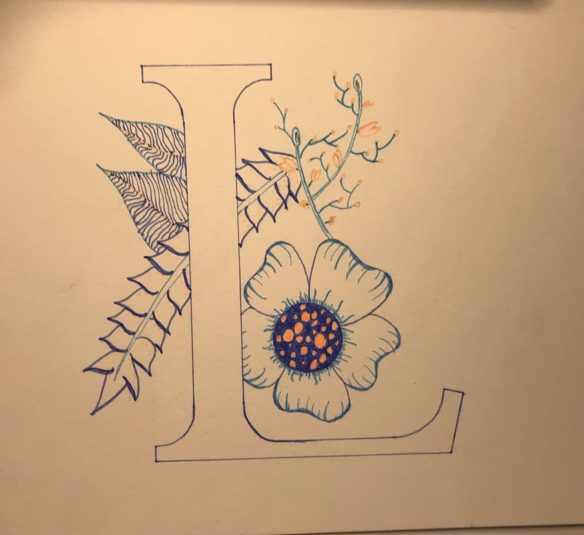 Personalized Initial Artwork