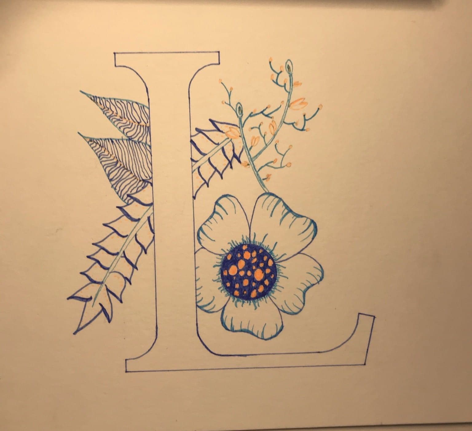 Personalized Initial Artwork